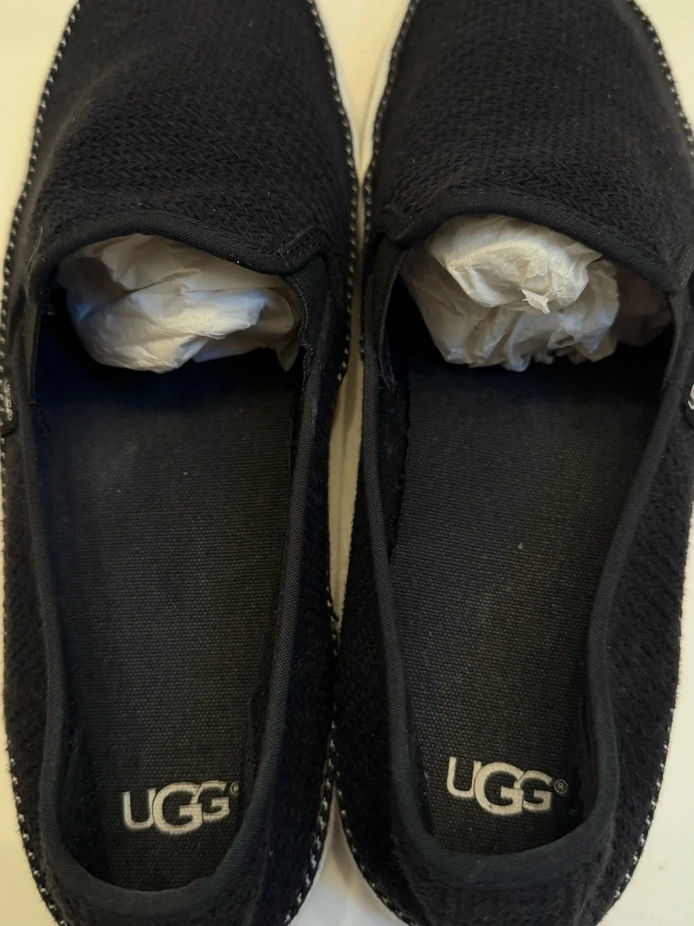 Ugg Bren Woven Knit Slip On size 10